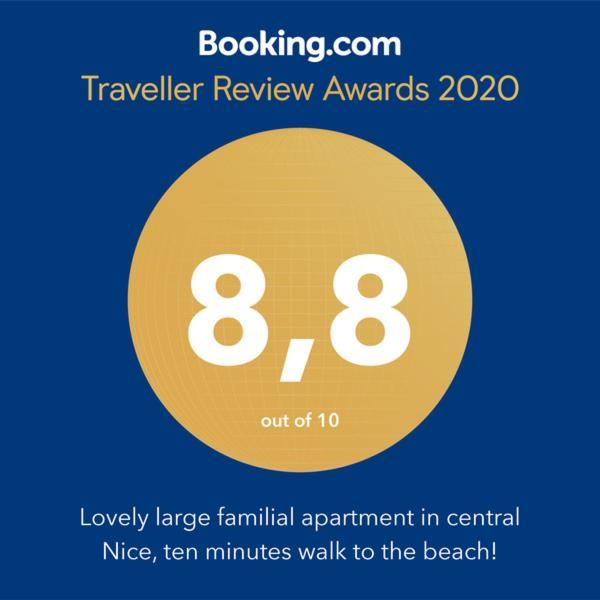 Lovely Large Familial In Nice, Minutes Walk To The Beach! * Niza