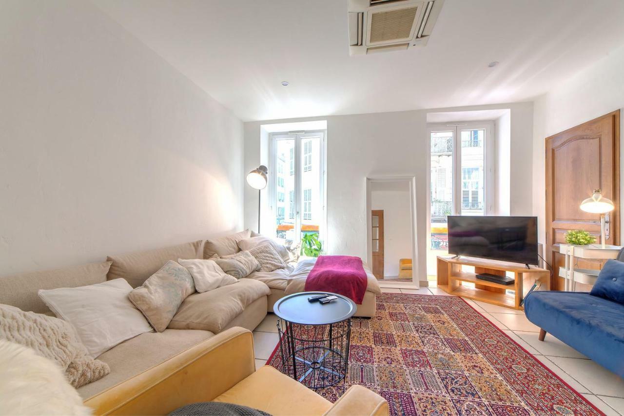 Lovely Large Familial In Nice, Minutes Walk To The Beach! Niza